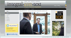 Desktop Screenshot of integral-con-text.de