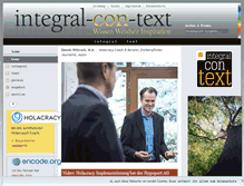 Tablet Screenshot of integral-con-text.de